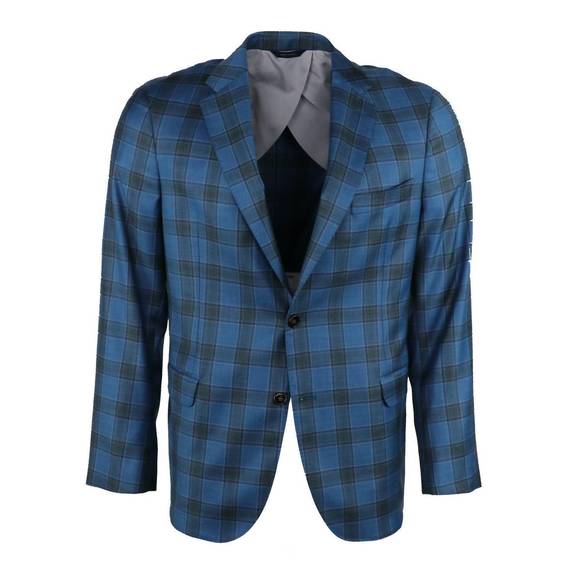 NEW CALDER CARMEL men's ultimate soft coat in turquoise & olive